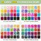 3524pcs Glass Beads Bracelet Making Kit, 4 Types 96 Colors 6mm Glass Beads for Bracelets, Round Crystal Beads for Jewelry Making Necklace Earrings DIY Crafts